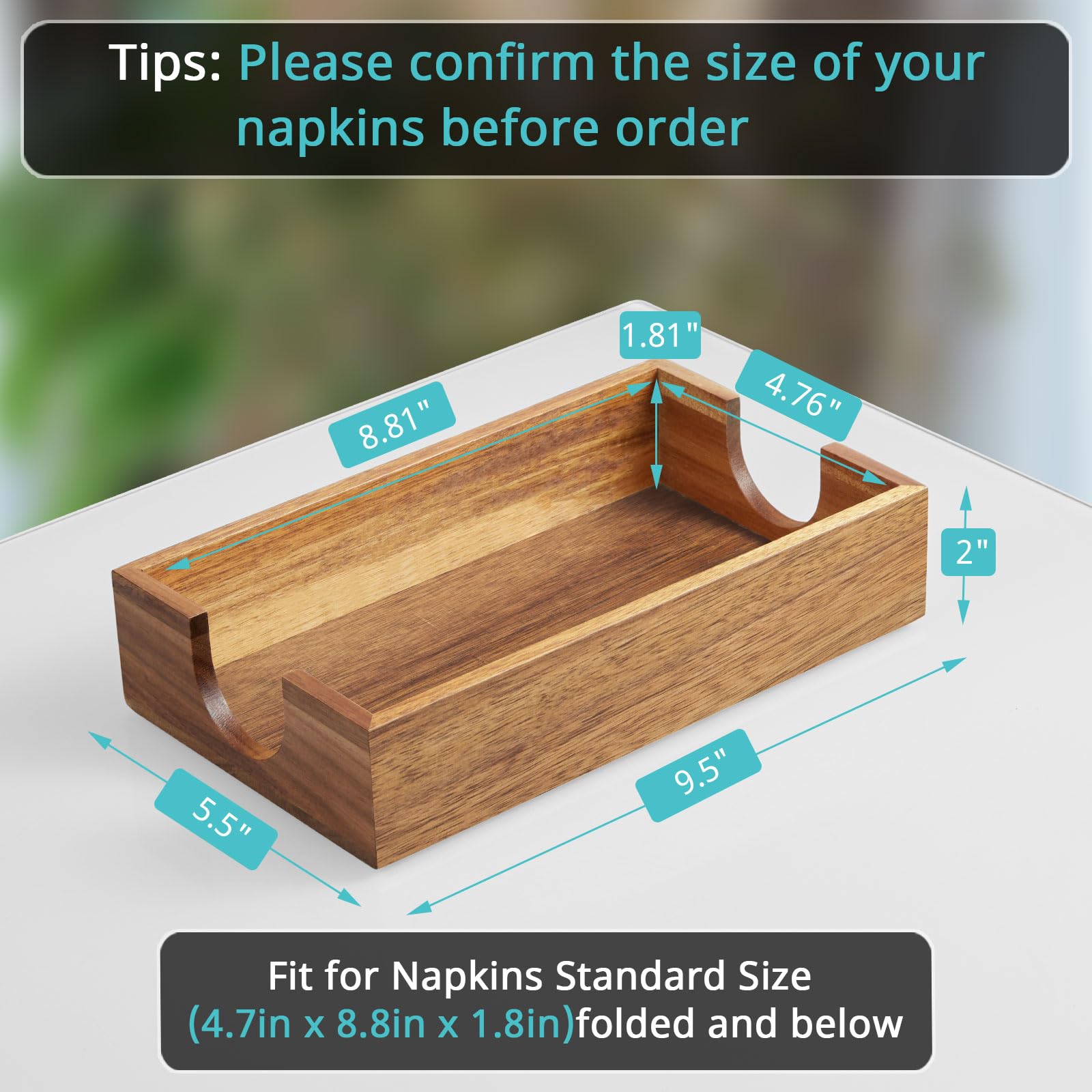 Bivvclaz guest towel holder side view highlights handmade wood craftsmanship