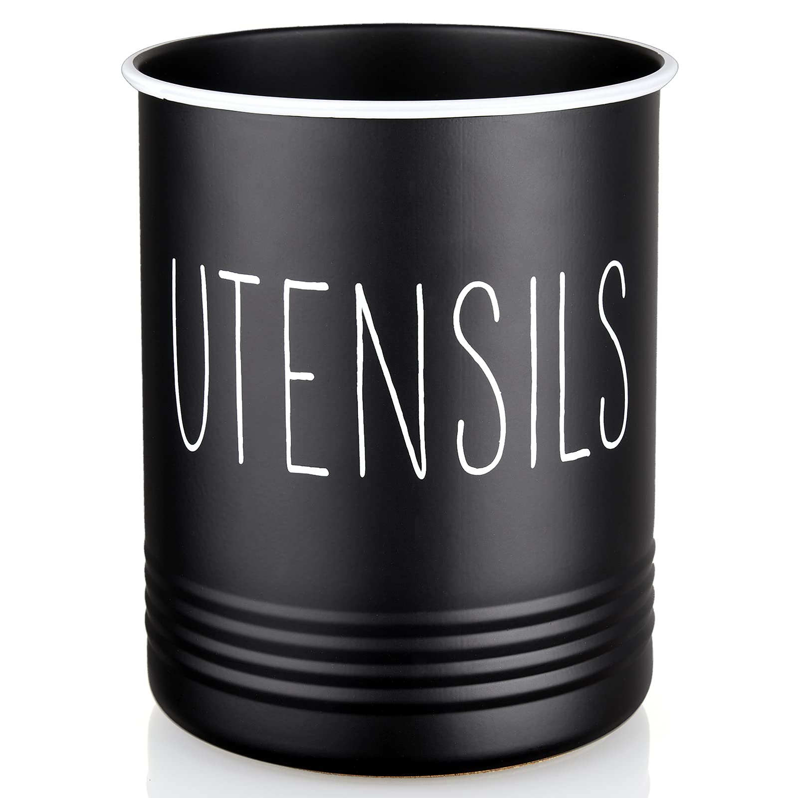 Bivvclaz kitchen utensil holder front view; keeps utensils organized on the counter.