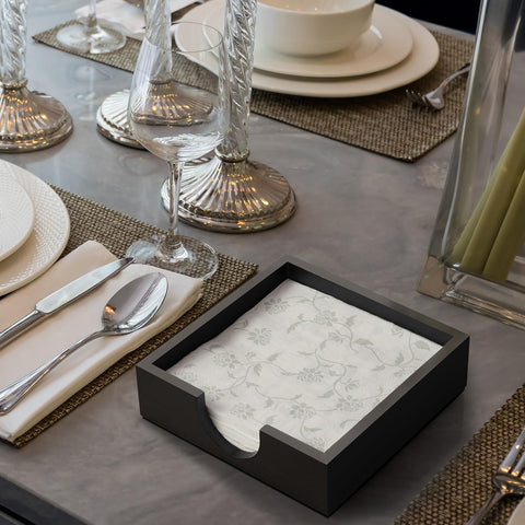 Bivvclaz napkin holder for outdoor use adds rustic charm to meals.
