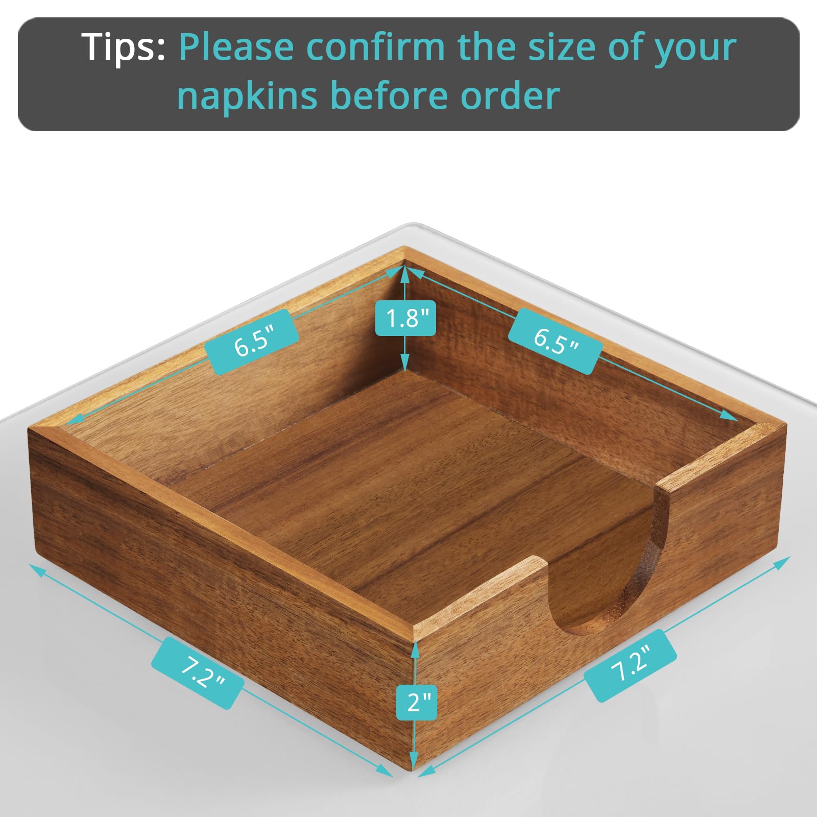 Bivvclaz side-opening napkin holder enabling single-napkin pulls