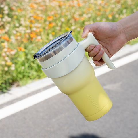 BJPKPK tumbler with detachable handle adds portable convenience.
