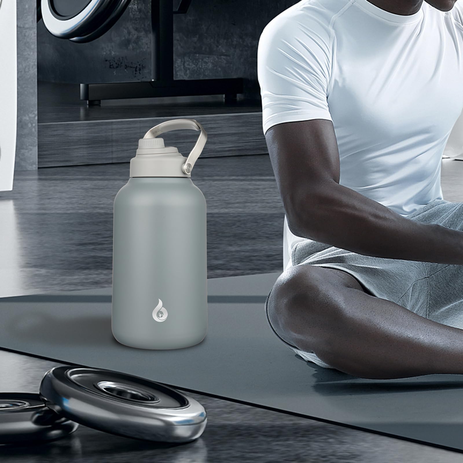 BJPKPK gray exterior with anti-slip finish for everyday use.