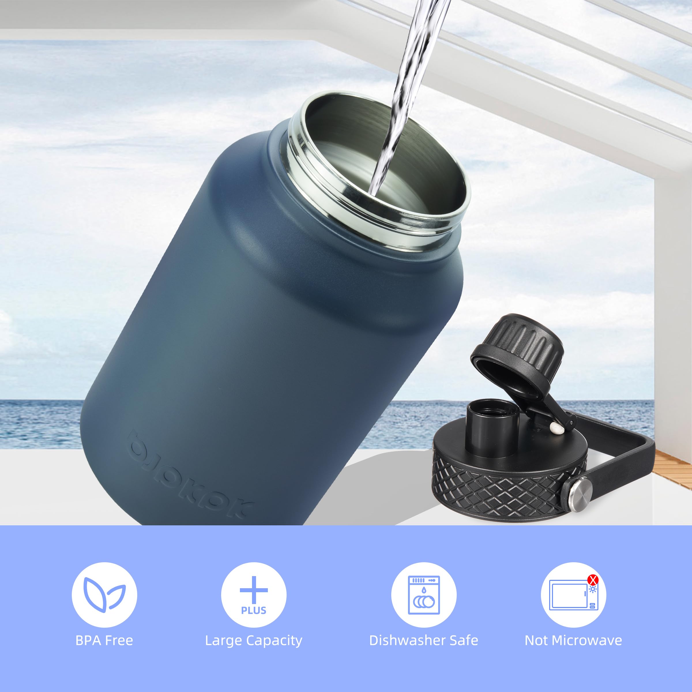 BJPKPK bottle is dishwasher-safe for quick cleaning after adventures.