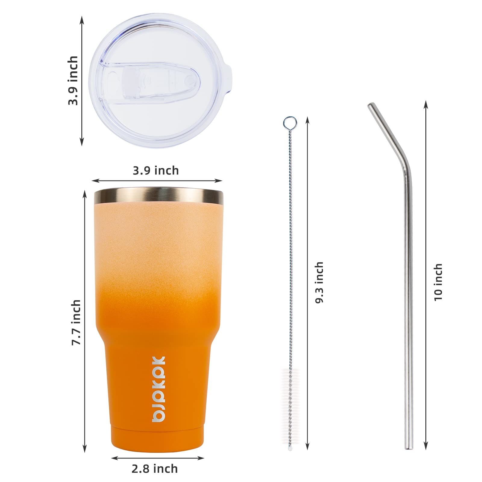 BJPKPK narrow-bottom design fits most car cup holders.