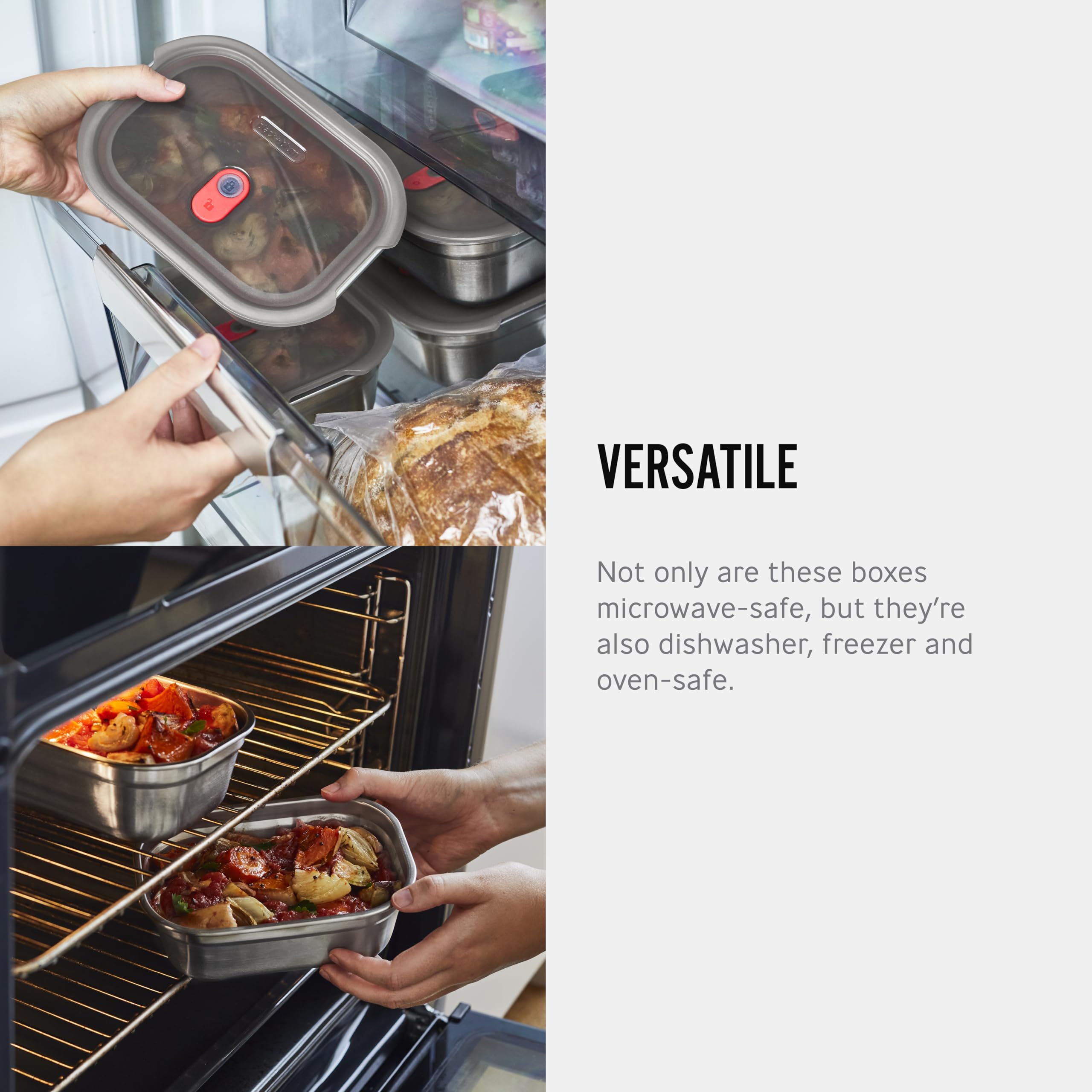 BLACK + BLUM lunch box oven safe (lid excluded) for reheating