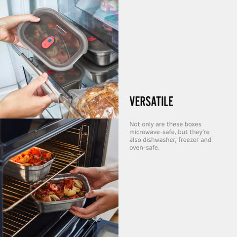 BLACK + BLUM lunch box oven safe (lid excluded) for reheating