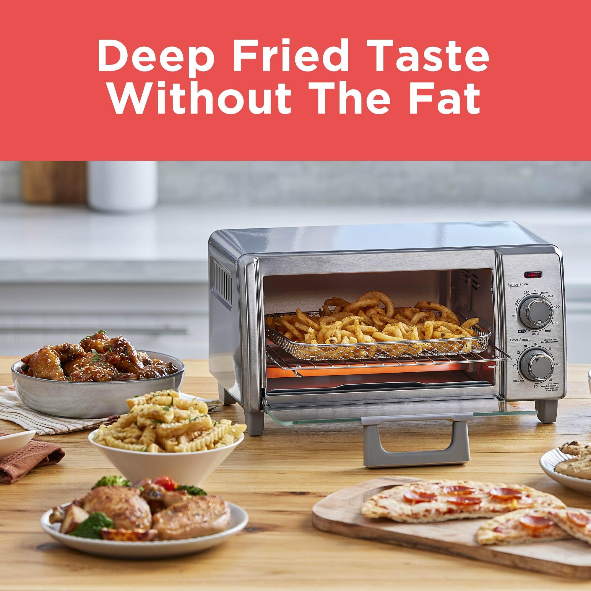 BLACK+DECKER 4-slice bread capacity supports quick breakfasts.