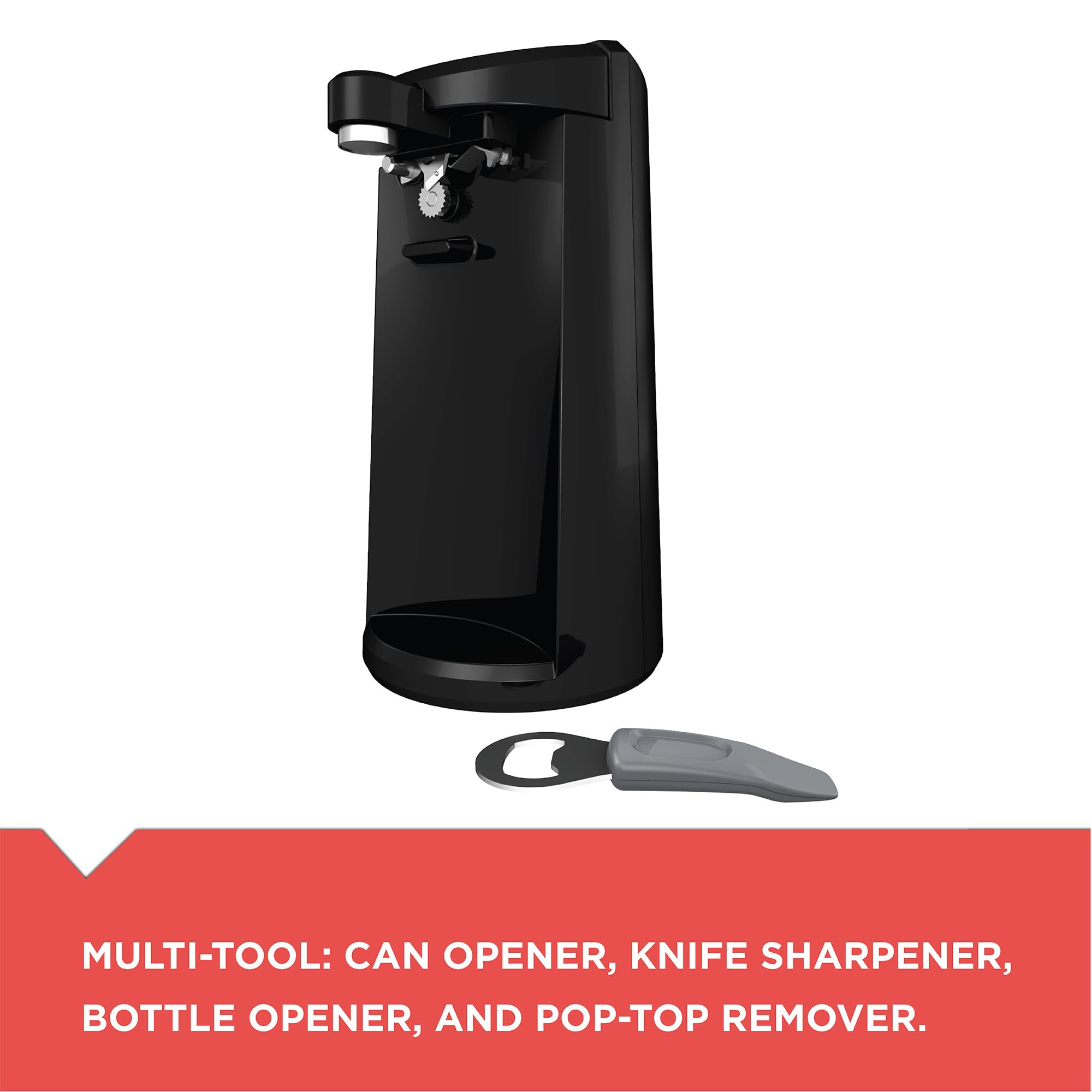 BLACK+DECKER Applika Spectrum EC500B includes can opener and bottle opener