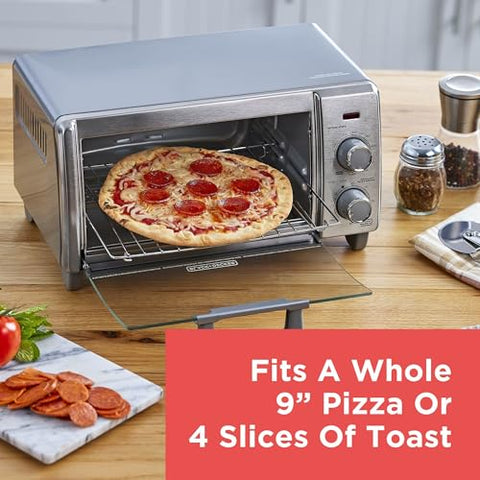 BLACK+DECKER EvenToast Technology ensures even toasting without hotspots.