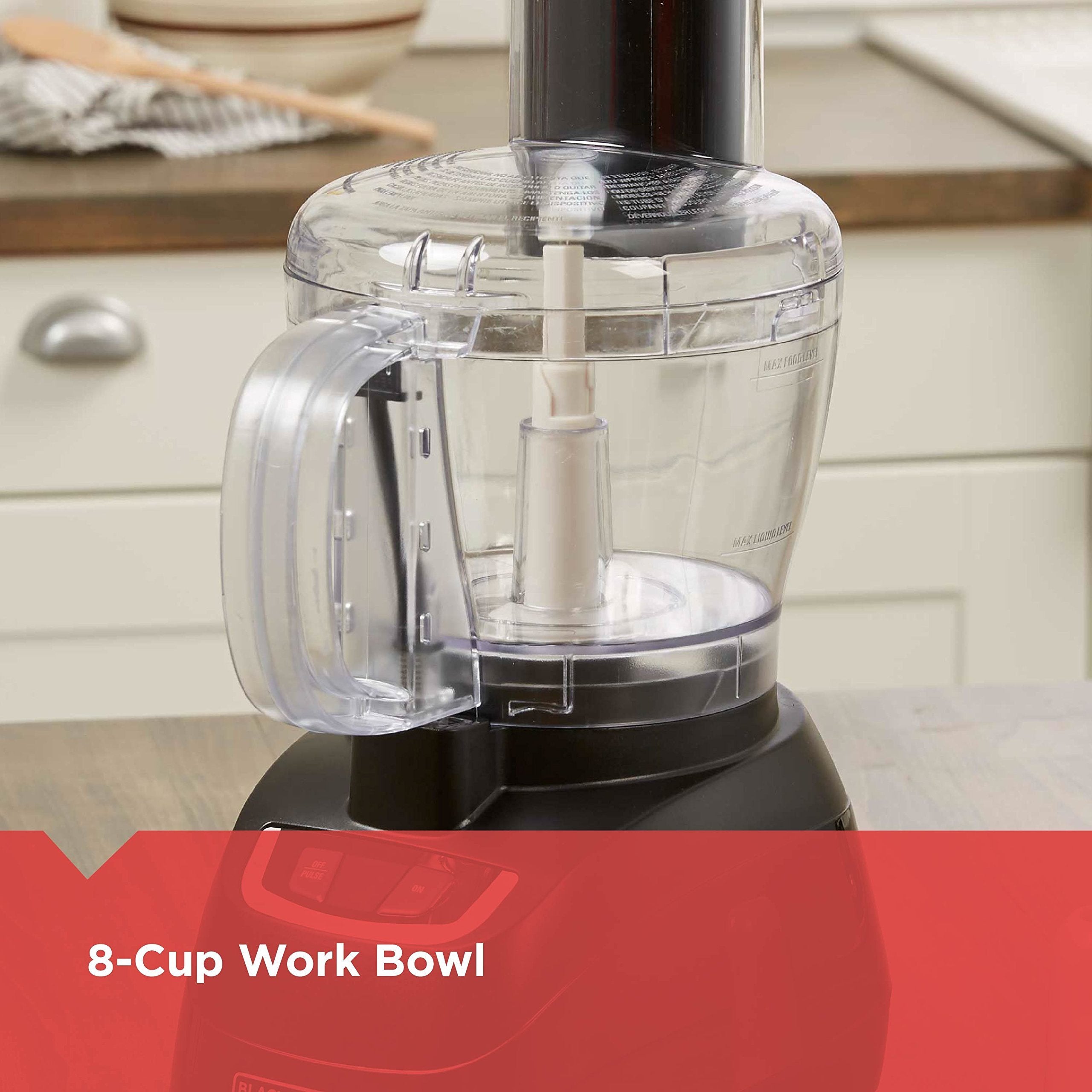 BLACK+DECKER FP1600B safety interlock ensures lid-secure operation.