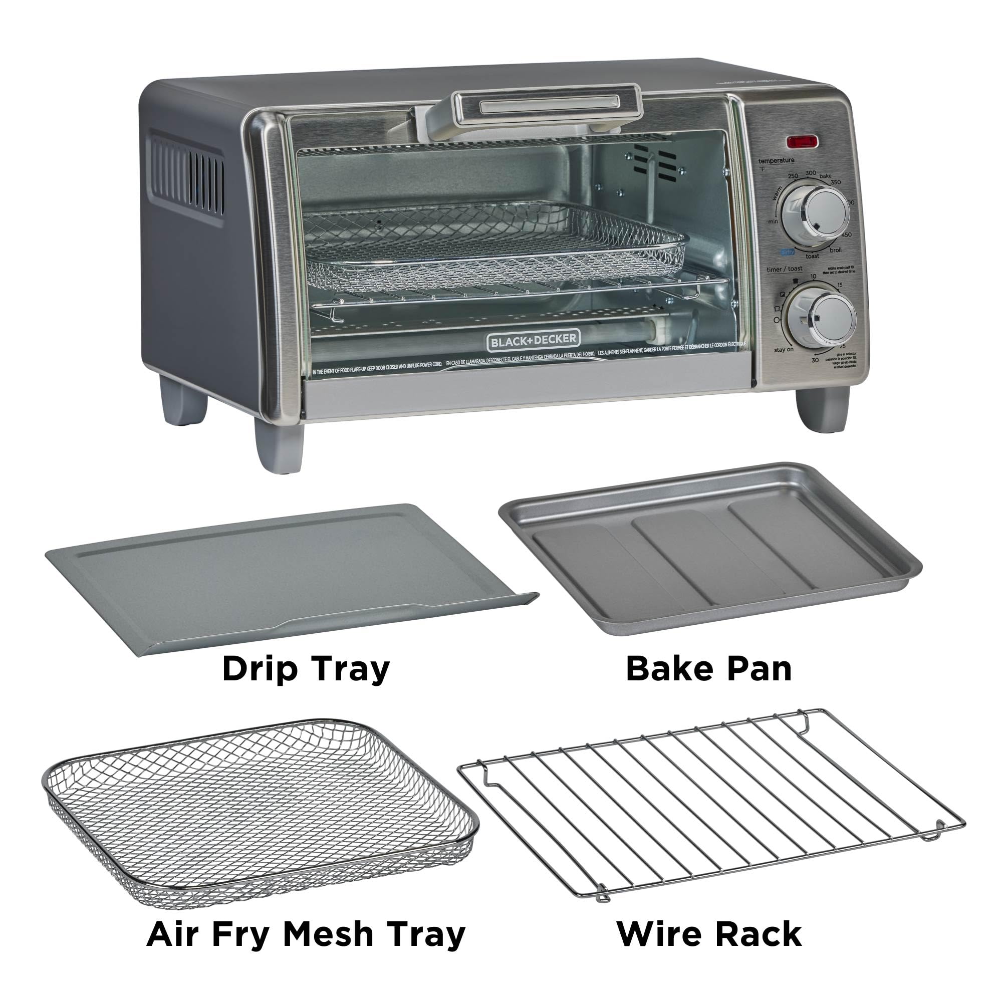 BLACK+DECKER Keep Warm function highlights convenient meal timing.