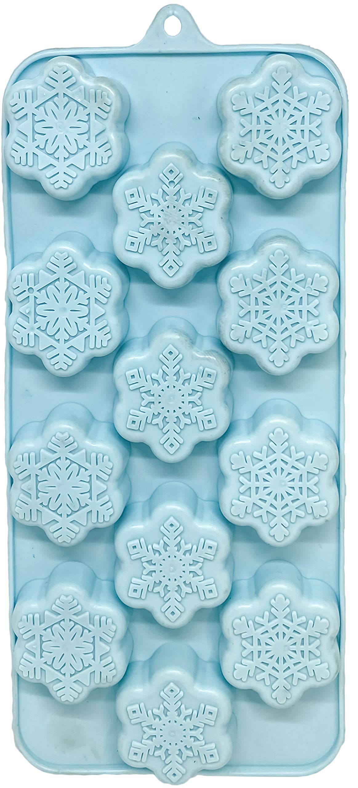 Black Duck Brand snowflake blue ice tray with playful frost patterns