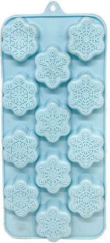 Black Duck Brand snowflake blue ice tray with playful frost patterns