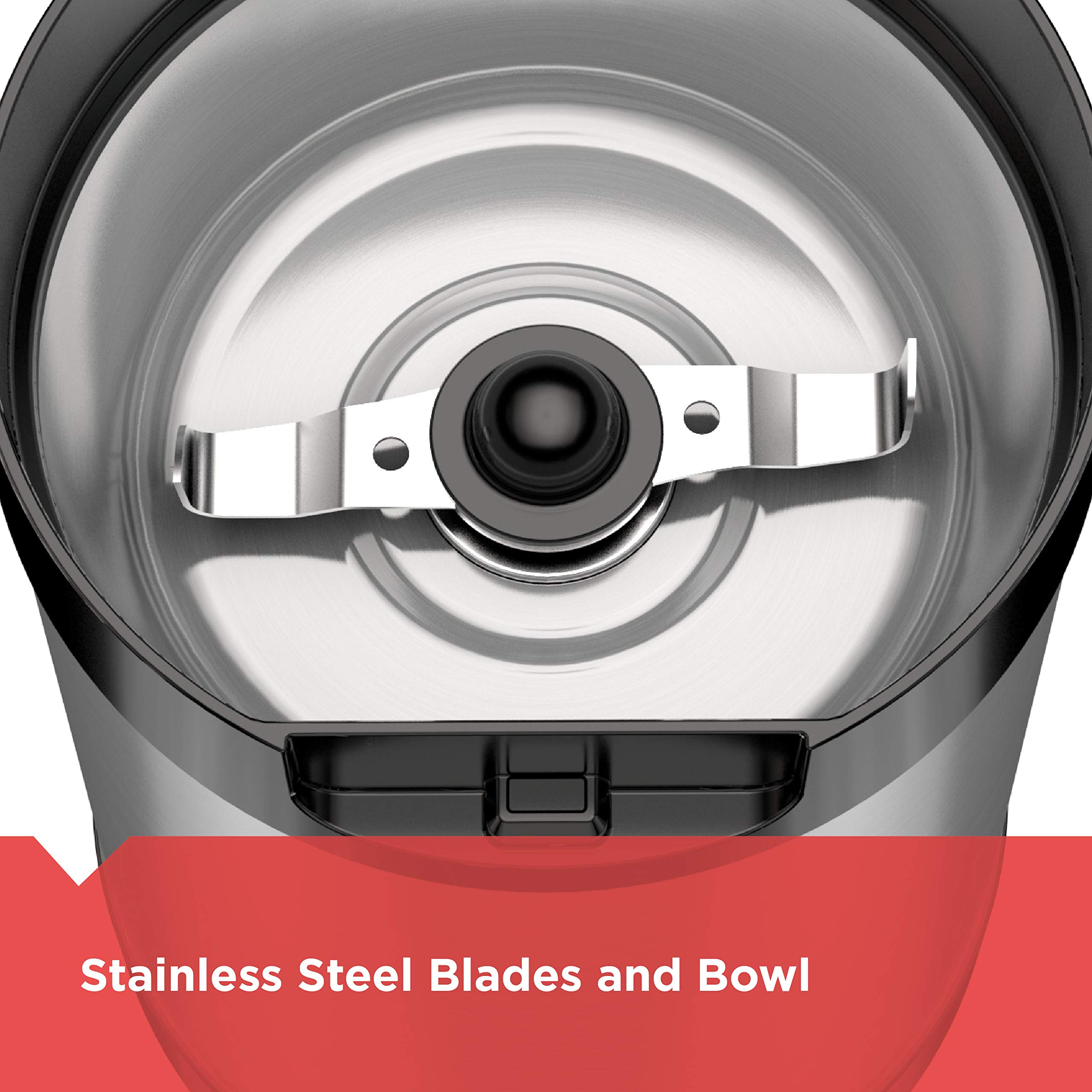 BLACK+DECKER One Touch button for simple grinding control