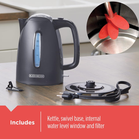 KE1555GY rapid boil zone guides 1–3 cups for quick portions