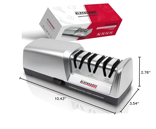 BLACKBADGE sharpener compact design fits in a busy kitchen