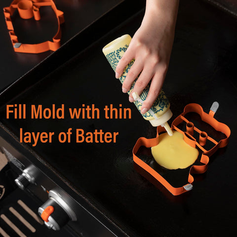 BLACKSTONE 5251 metal tip bottles offer precise batter control