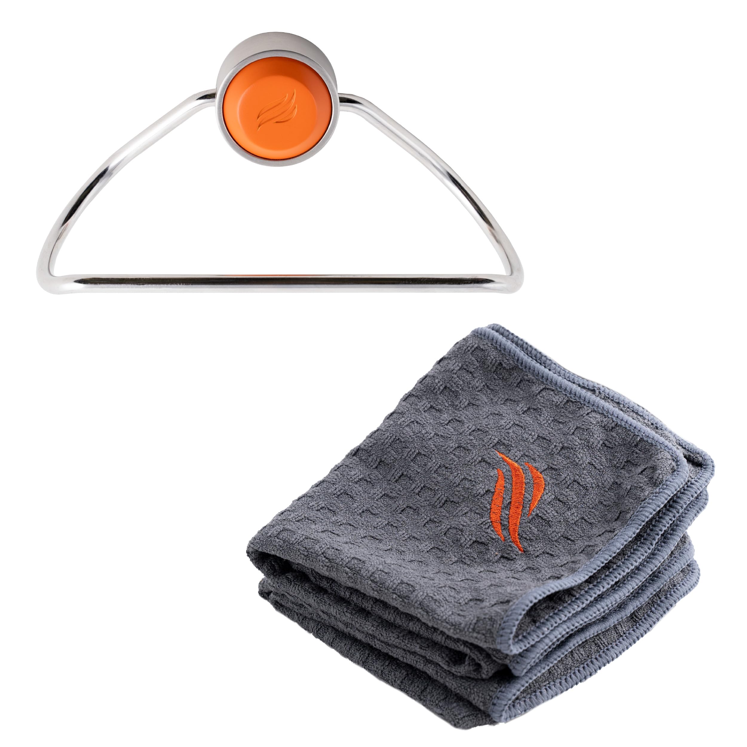 Blackstone 5300 magnetic towel holder on griddle keeps towels within reach