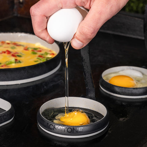 Blackstone Egg Ring Kit dishwasher-safe for quick cleanup