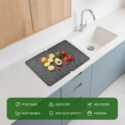 Blaithom stone drying mat gift-pack ready for housewarming.