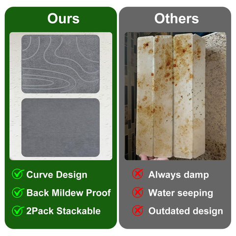 Blaithom stone drying mat heat-proof use under hot cookware.