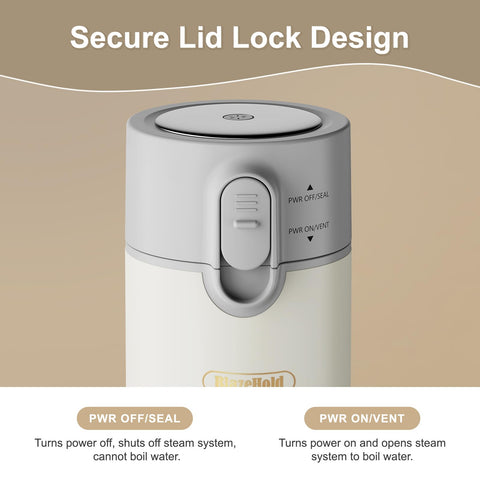 BlazeHold travel kettle with rapid boil for hotel stays.