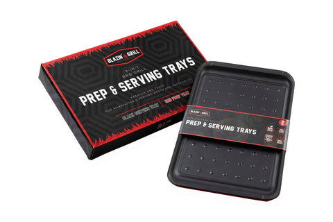BLAZIN' GRILL trays are dishwasher-safe for quick cleanup after barbecues.