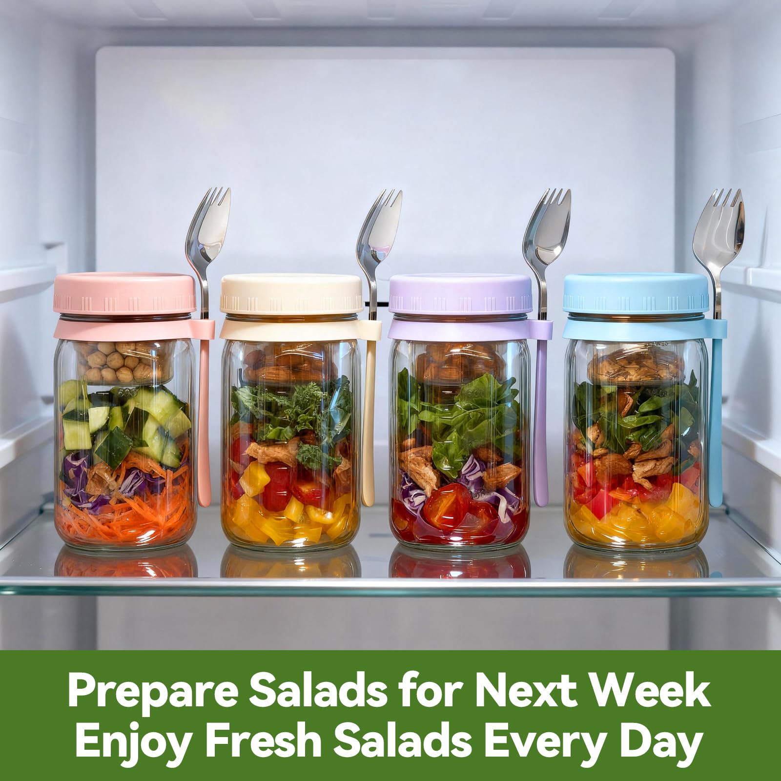 BLAZPATH Salad Pod ready for on-the-go use at school, work, or gym.