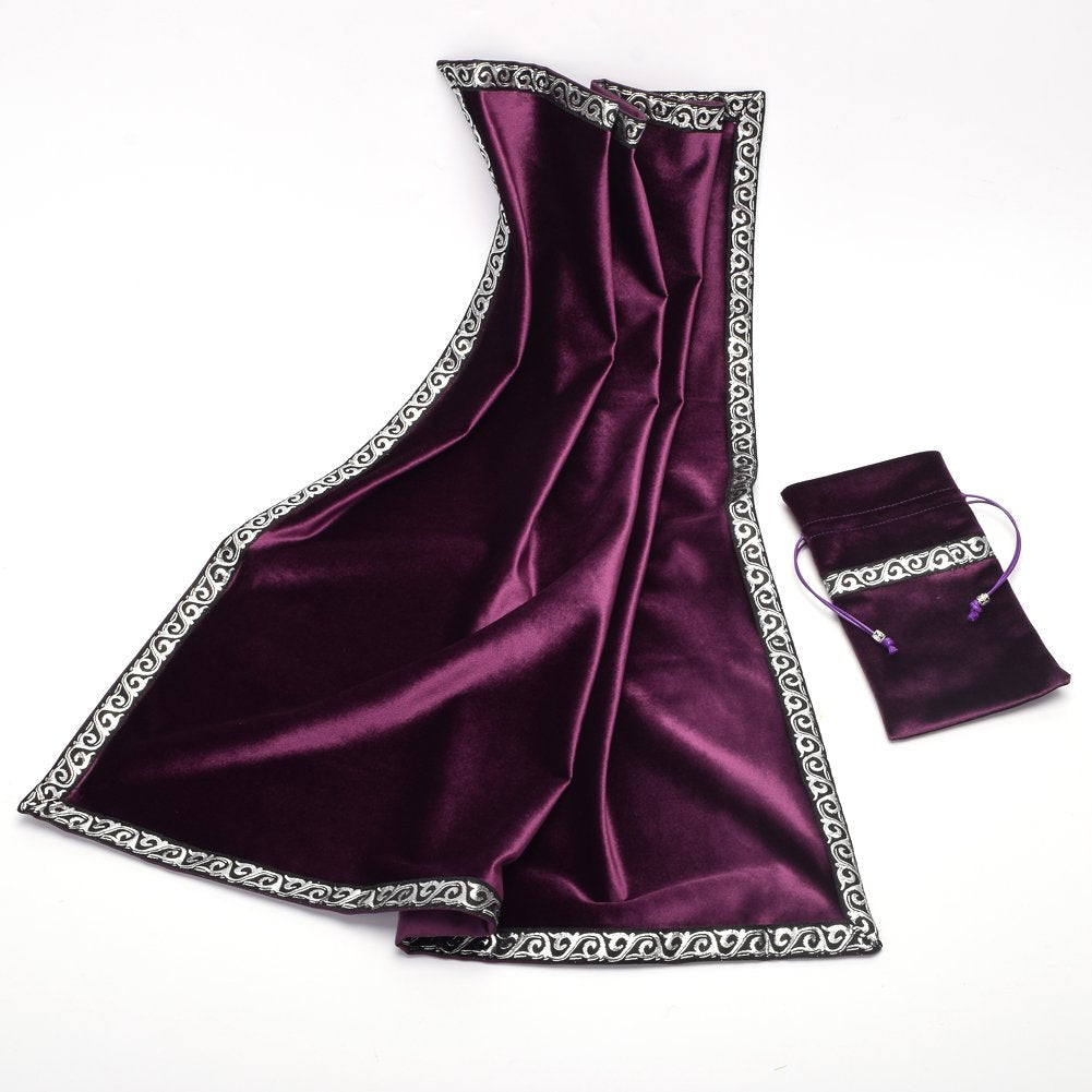 Blessume tarot pouch with drawstring keeps cards secure during sessions.