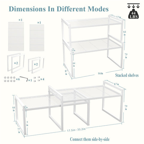 BlisXybion heavy-duty alloy steel shelves offer durable storage with rust-resistant coating.