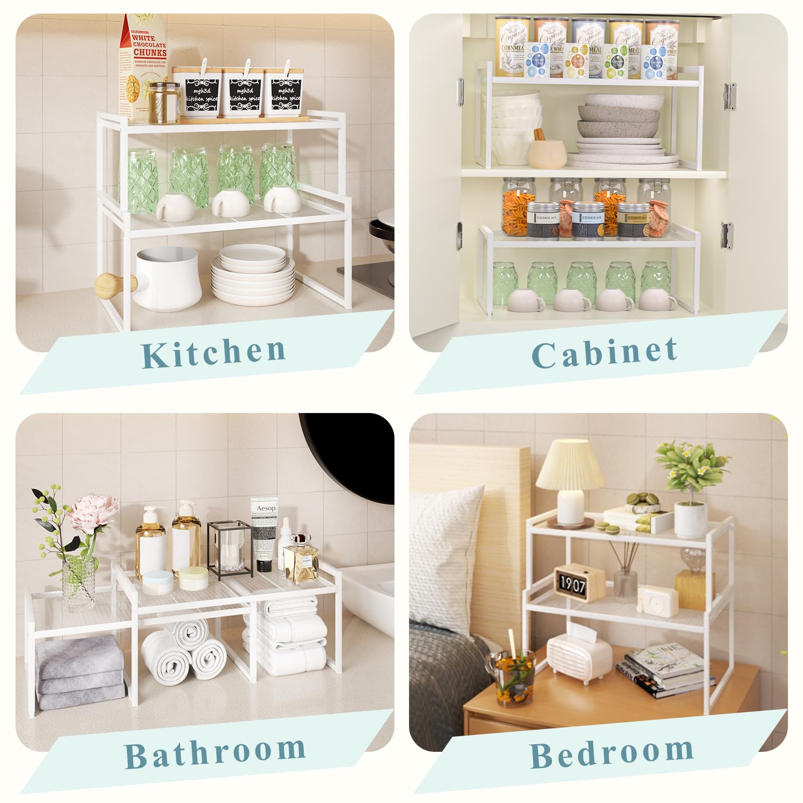 BlisXybion kitchen storage rack fits pantry and dining area setups.