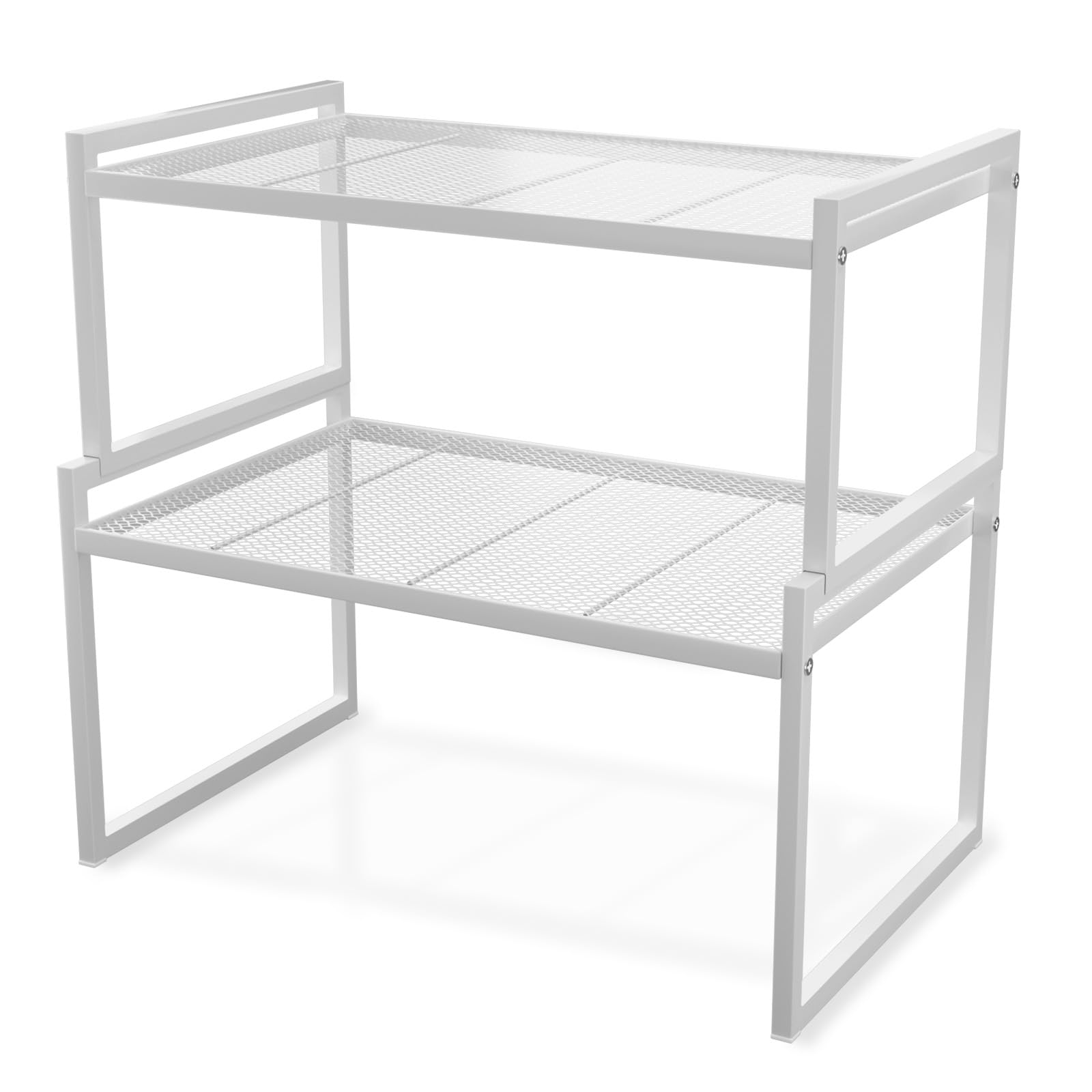 BlisXybion nested-design cabinet organizers save space in busy kitchens.