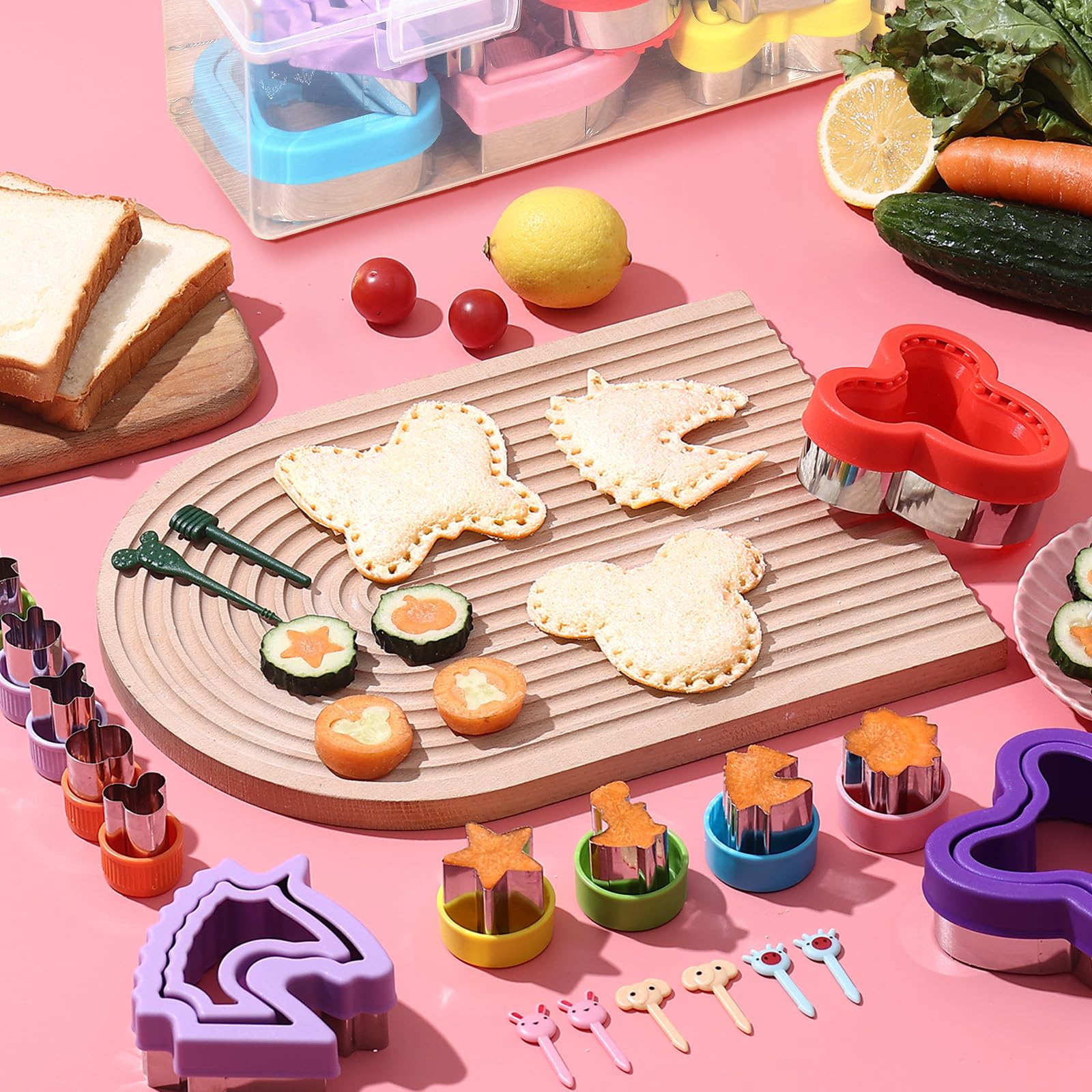 Blithcreav Uncrustable star cutter elevates bento box presentation.