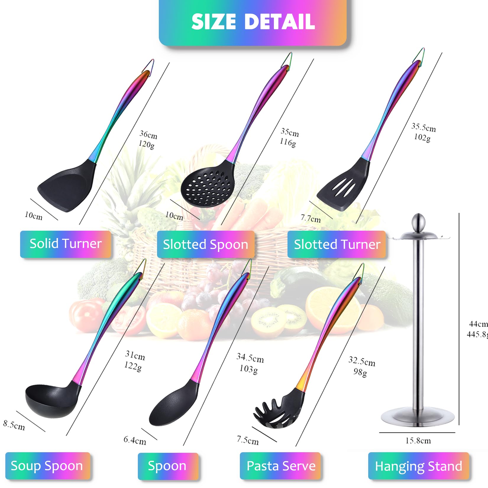 Blithely serving spoon supports versatile stirring and serving