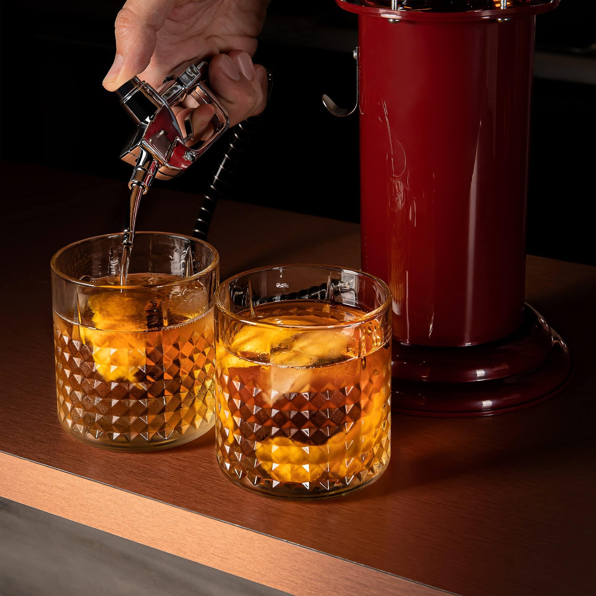 BLKSMITH Gas-Pump Design as an iconic bar gadget sparking conversation