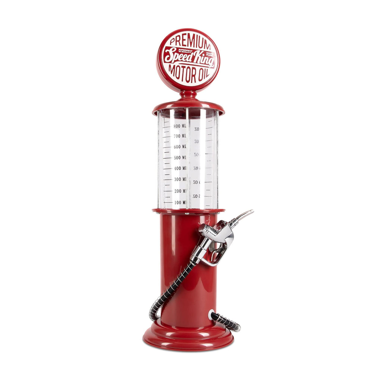 BLKSMITH Pump Liquor Dispenser showing compact pour for quick, controlled servings at home
