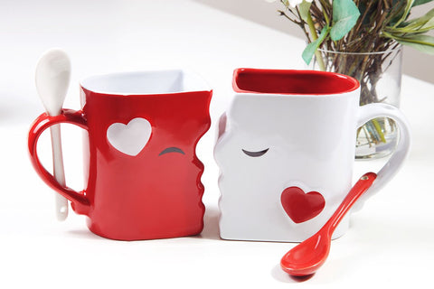 Blu Devil Kissing Mugs arrive in an elegant gift box for gifting