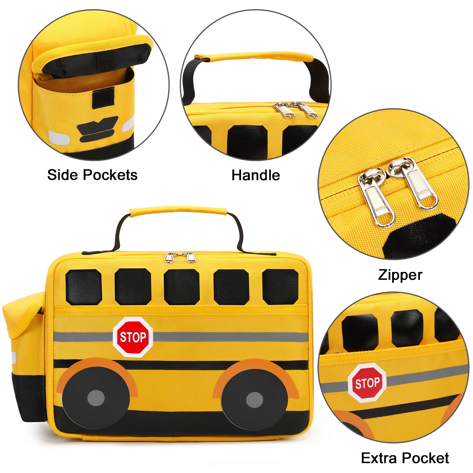 Bluboon 3D bus design interior shows easy access with two-way zipper