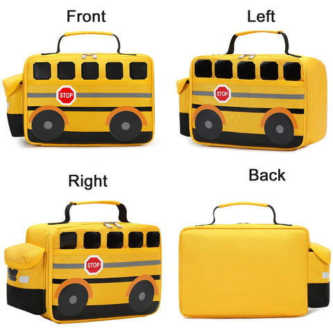 Bluboon insulated lunch bag with ice packs keeps kid’s food cool