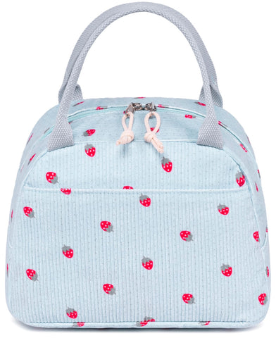 Bluboon lunch bag compact storage fits lunch box and small accessories.