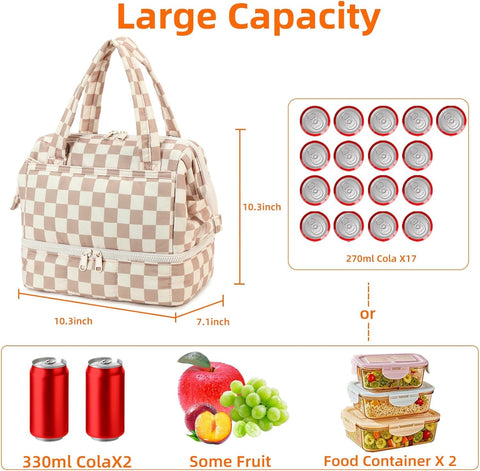 Bluboon insulated quilted exterior maintains freshness for hours