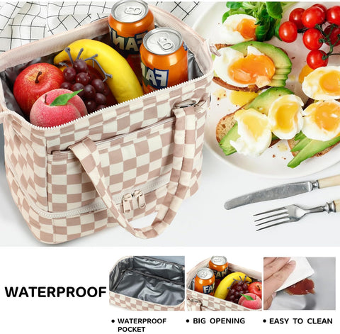 Bluboon lunch box top-handle option for versatile carrying styles