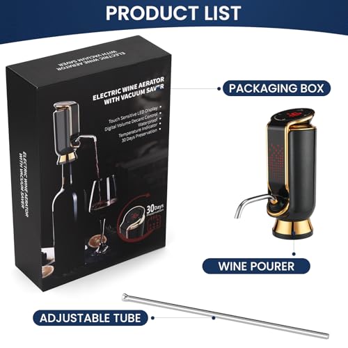 BLUBYEES comprehensive 4-in-1 setup blends aeration, preservation, and serving.