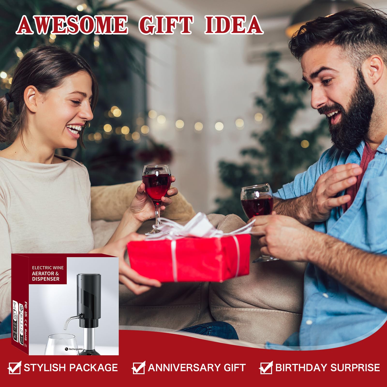 BLUBYEES aerator-in-action-glass delivers smooth pour and enhanced aroma in real life.