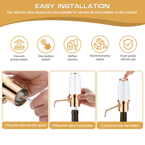BLUBYEES Elegant gift-pack wine aerator ideal for wine lovers