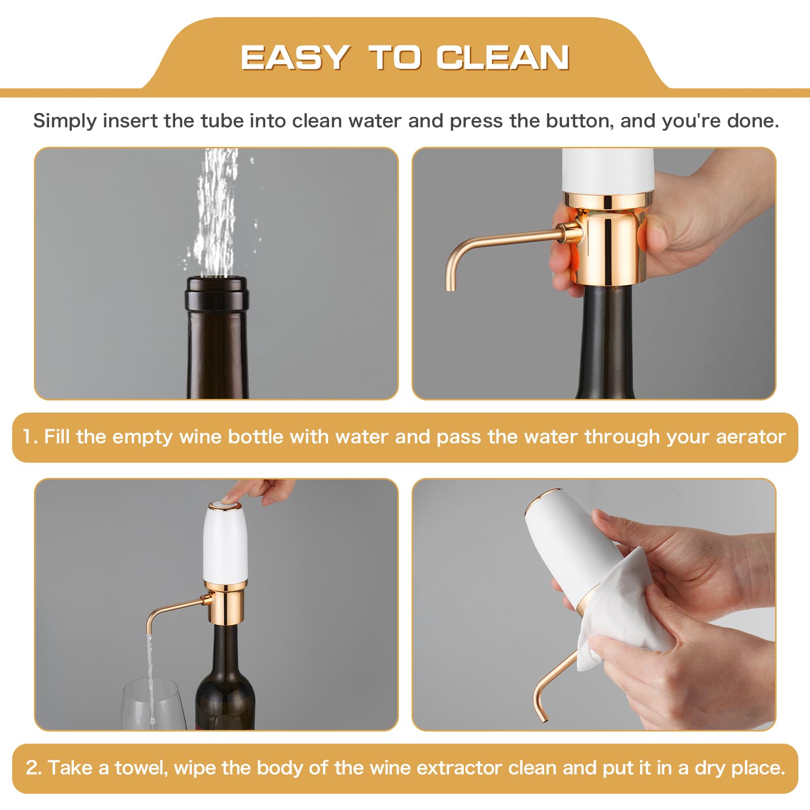 BLUBYEES electric wine aerator pourer with stopper keeps wine fresh