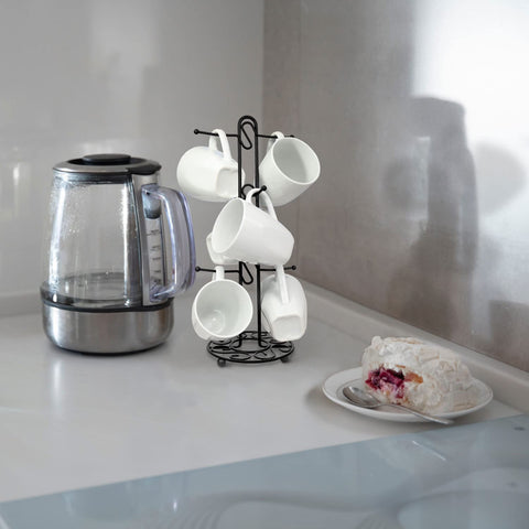 Blue Donuts countertop organizer adds timeless farmhouse style to kitchen