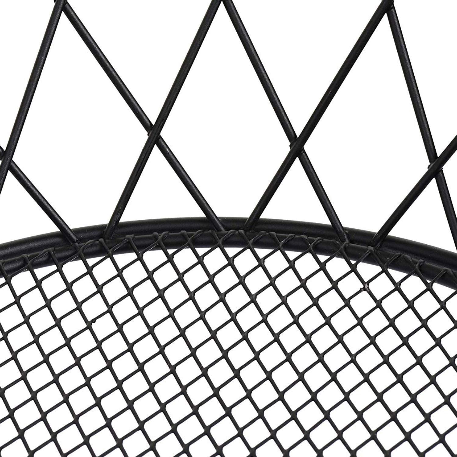 Blue Donuts Heavy Duty 3-Tier Hanging Basket chain closeup showing adjustable height feature.