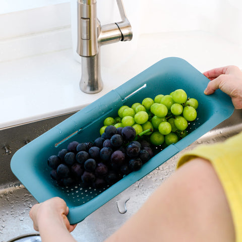 BLUE GINKGO teal color adds modern style to kitchen tasks