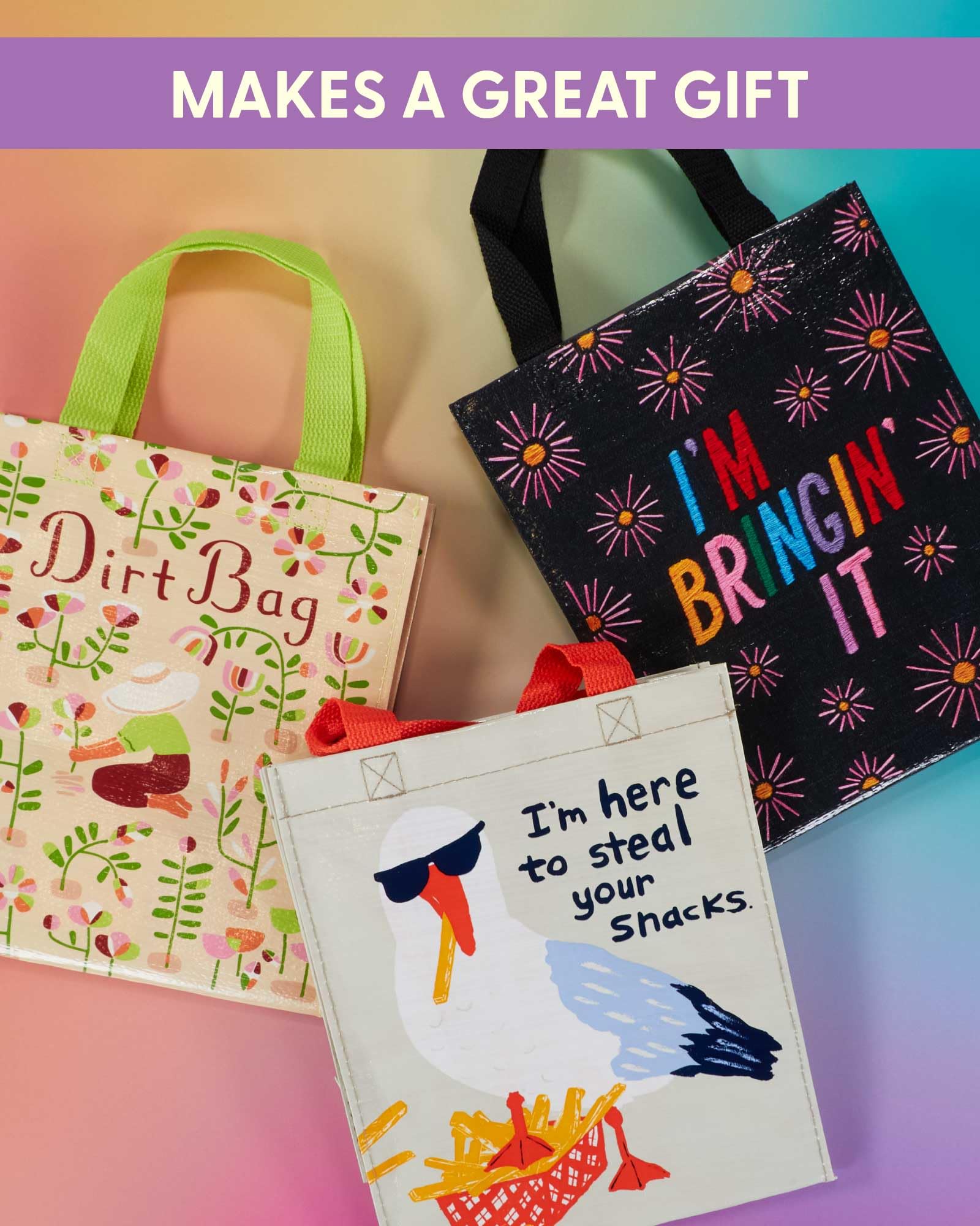 Blue Q Handy Tote supports environmental initiatives with every purchase